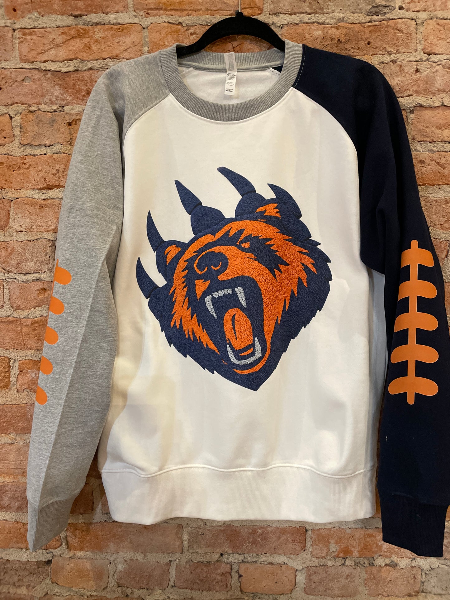 🐻 Fierce & Game-Day Ready Bear Crewneck 🐻