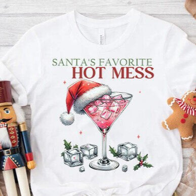 Santa's Hot Mess Tee