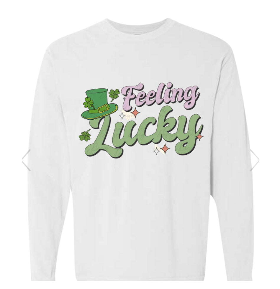 FEELING LUCKY 🍀 St Patty’s Day Graphic