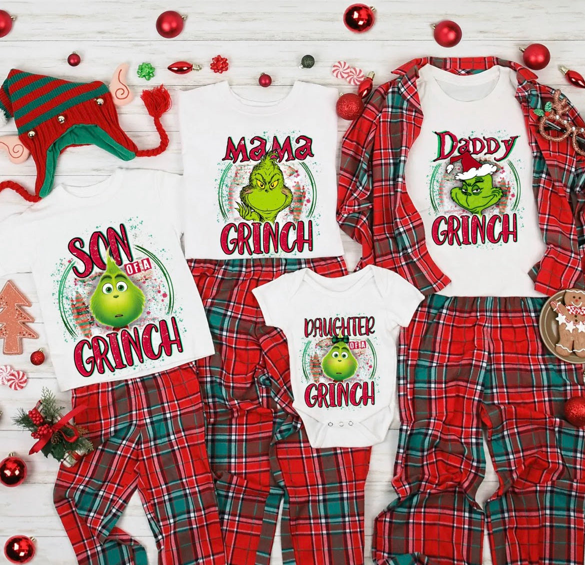 Grinch family shirts