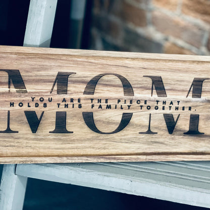 Mom Piece That Holds Us Together Catch All Tray