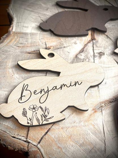 Engraved Easter Basket Tags